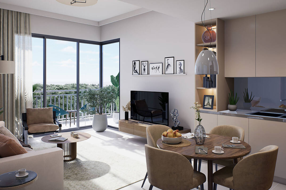Studio, Apartment with 2 bedrooms in Town Square, Dubai